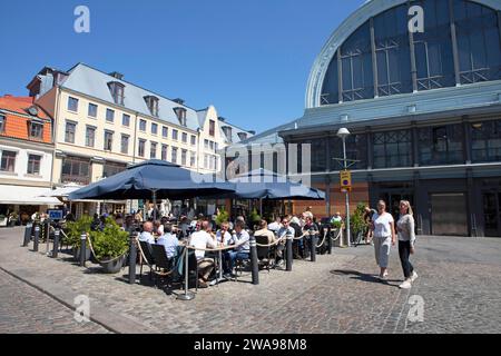 Kajutan Stora Saluhallen, Gothenburg, Västra Götalands län, Suède, Europe Banque D'Images