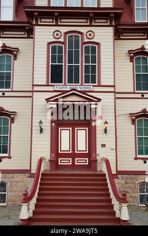 Quatrième École Ward, Virginia City, Nevada Banque D'Images