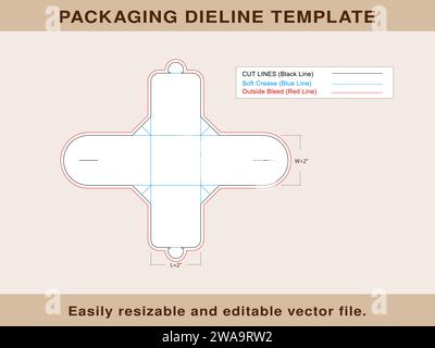 Boîte-cadeau de fête d'anniversaire, boîte de favour, boîte-cadeau de mariage modèle de ligne de découpe fichier vectoriel modifiable. Illustration de Vecteur