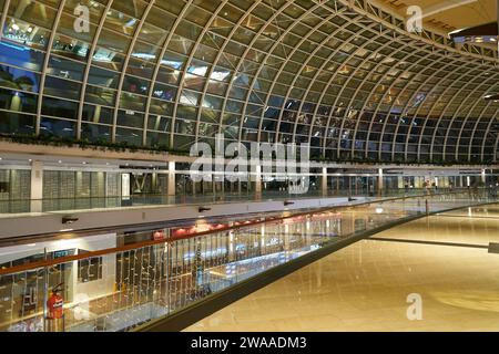 SINGAPOUR - 05 NOVEMBRE 2023 : photo de l'intérieur des Shoppes à Marina Bay Sands. Banque D'Images