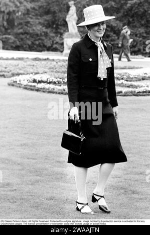 Margrethe II du Danemark. 3 septembre 1970. Banque D'Images