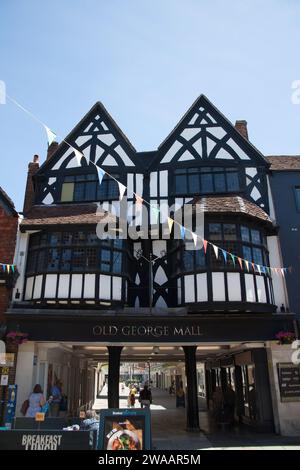 The Old George Mall à Salisbury, Wiltshire, au Royaume-Uni Banque D'Images