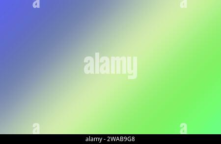 Fond abstrait de couleur vibrante de dégradé bleu et vert bandes diagonales Banque D'Images
