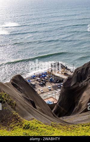 Malecón de Miraflores, Miraflores, Lima, Pérou, 2023 Banque D'Images