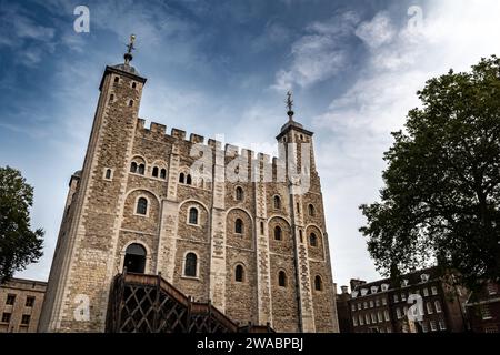 Tour de Londres, site du patrimoine mondial de l'UNESCO à Londres, Royaume-Uni Banque D'Images