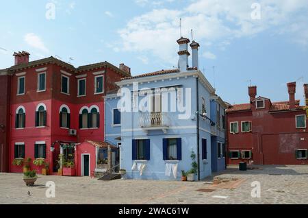 Burano, Venezia, Italie, Europe Banque D'Images