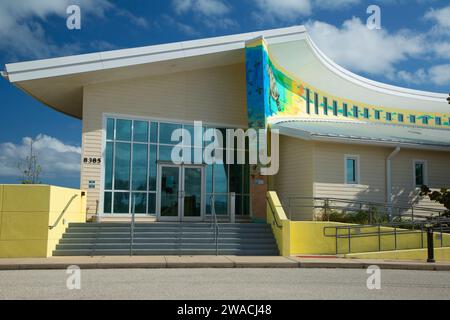 Centre éducatif, Barrier Island Sanctuary, Floride Banque D'Images