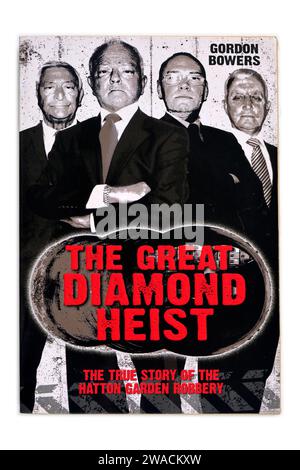 The Great Diamond Heist - The True Story of the Hatton Garden Robbery par Gordon Bowers. Configuration du studio. Décembre 2023 Banque D'Images