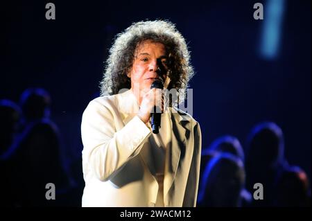 Vérone Italie 2009-05-30, Riccardo Cocciante, chanteur italien, concert live à l'Arena Banque D'Images