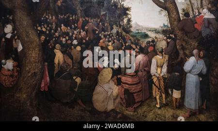 Pieter Brueghel l'ancien : 'la prédication de Saint Jean Baptiste' (1566) Banque D'Images