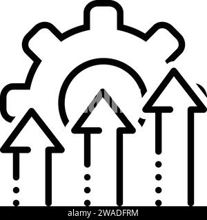 Icône pour plan de travail,schéma Illustration de Vecteur