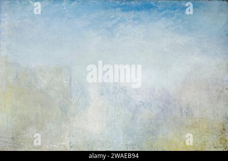 JMW Turner, Venise avec le Salute, (inachevé) peinture à l'huile sur toile, vers 1840 Banque D'Images