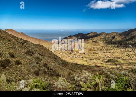 Des montagnes près de Masca, Tenerife, Espagne Banque D'Images