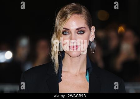 Milan, Italie. 21 septembre 2023. Chiara Ferragni participe au dîner Prada lors de la Fashion week de Milan vêtements pour femmes Printemps/été 2024 à Milan, Italie, le 21 septembre 2023. (Photo Alessandro Bremec/NurPhoto) crédit : NurPhoto SRL/Alamy Live News Banque D'Images