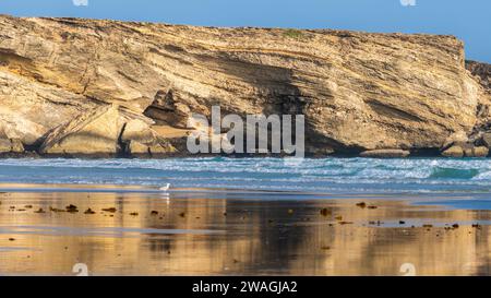 Taqah, salalah- 12 décembre 2023 : VUE de la plage de taqah à salalah, Taqah est une province et une ville côtière dans le gouvernorat de Dhofar, dans le sud-ouest d'Oman Banque D'Images