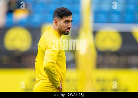 Marbella, Espagne. 04 janvier 2024. Fußball : 1. Bundesliga, saison 2023/2024, Trainingslager von Borussia Dortmund am 04.01.2024 à Marbella (Espagne). Emre peut schaut sceptisch. Crédit : dpa/Alamy Live News Banque D'Images