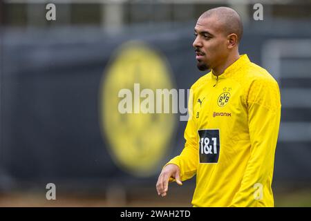 Marbella, Espagne. 04 janvier 2024. Fußball : 1. Bundesliga, saison 2023/2024, Trainingslager von Borussia Dortmund am 04.01.2024 à Marbella (Espagne). Donyell Malen schaut sceptisch. Crédit : dpa/Alamy Live News Banque D'Images