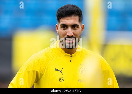 Marbella, Espagne. 04 janvier 2024. Fußball : 1. Bundesliga, saison 2023/2024, Trainingslager von Borussia Dortmund am 04.01.2024 à Marbella (Espagne). Emre peut schaut sceptisch. Crédit : dpa/Alamy Live News Banque D'Images