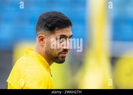 Marbella, Espagne. 04 janvier 2024. Fußball : 1. Bundesliga, saison 2023/2024, Trainingslager von Borussia Dortmund am 04.01.2024 à Marbella (Espagne). Emre peut schaut sceptisch. Crédit : dpa/Alamy Live News Banque D'Images