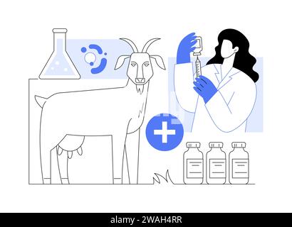 Les médicaments antiparasitaires ont isolé des illustrations vectorielles de dessins animés. Illustration de Vecteur