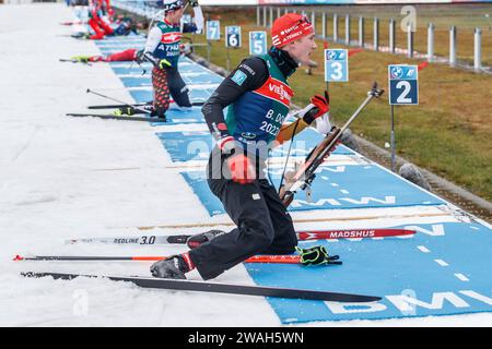 Oberhof, Deutschland. 04 janvier 2024. Benedikt Doll (GER, Deutschland), 04.01.2024, Oberhof (Deutschland), IBU World Cup Biathlon Oberhof 2024 crédit : dpa/Alamy Live News Banque D'Images