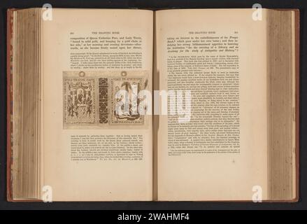 Production photographique d'un tirage de la couverture du Livre de ceinture, un livre de prière de 1540-1576, anonyme, d'après John Nichols, c. 1866 - en 1876 ou avant la couverture photomécanique du livre papier, reliure. prière (publique) Banque D'Images