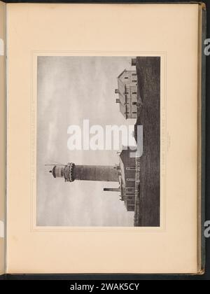 Phare du Cap gris-nez, c. 1873 - en ou avant 1883 imprimeur photomécanique : Francepublisher : phare collotype papier Paris, phare No Gray-nez Banque D'Images