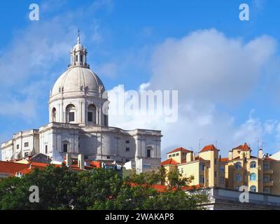 Belle église nommée Igreja de Santa Engrácia Panthéon National de Lisbonne au Portugal Banque D'Images