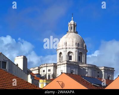 Belle église nommée Igreja de Santa Engrácia Panthéon National de Lisbonne au Portugal Banque D'Images