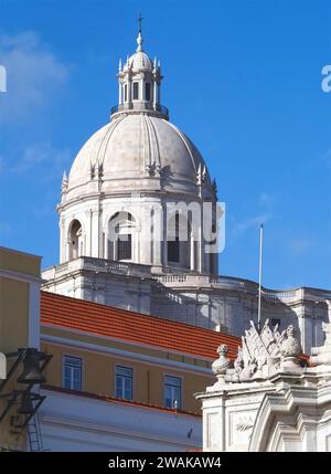 Belle église nommée Igreja de Santa Engrácia Panthéon National de Lisbonne au Portugal Banque D'Images