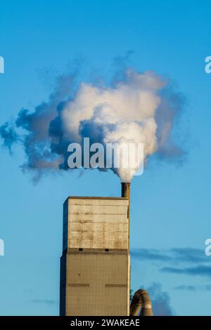 Dunbar Cement Works, carrière de calcaire de Tarmac et cimenterie Banque D'Images