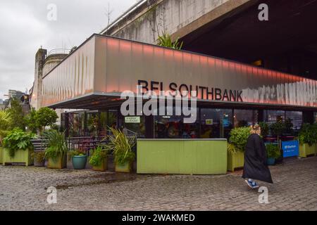 Londres, Royaume-Uni 5 janvier 2024. Vue extérieure du cinéma BFI Southbank. Crédit : Vuk Valcic / Alamy Banque D'Images