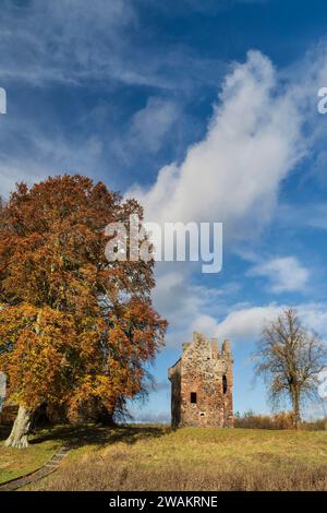 Greenknowe Tower, Gordon, Berwickshire, Scotrland Banque D'Images