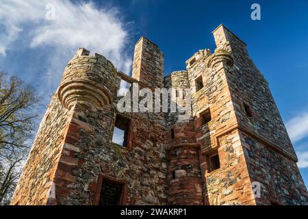 Greenknowe Tower, Gordon, Berwickshire, Scotrland Banque D'Images