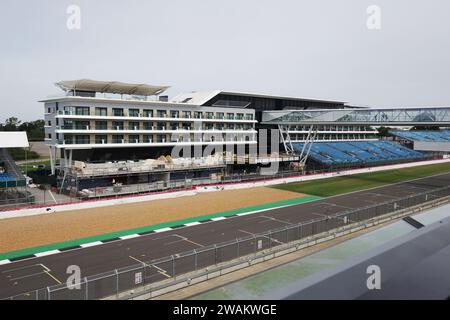 Vue de l'aile au circuit de Silverstone Banque D'Images