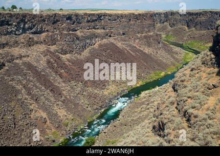 Malad gorge, Malad gorge State Park, Idaho Banque D'Images