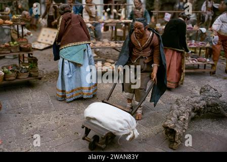 Patrimoine national présente la scène de la Nativité du Prince dans le Palais Royal de Madrid avec : Voir où : Madrid, Espagne quand : 05 Déc 2023 crédit : Oscar Gonzalez/WENN Banque D'Images