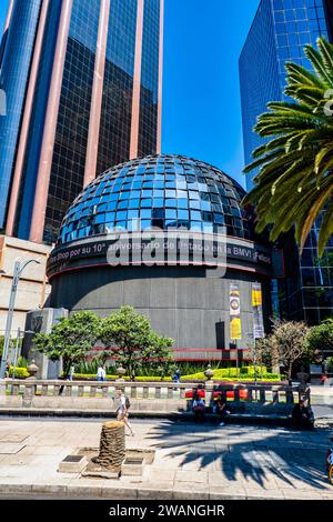 Le Musée du marché boursier mexicain (Museo de la Bolsa Mexicana de Valores ; MUBO) pris @Mexico City Banque D'Images