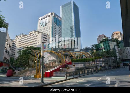 SHENZHEN, CHINE - 21 NOVEMBRE 2019 : Paysage urbain de Shenzhen. Banque D'Images