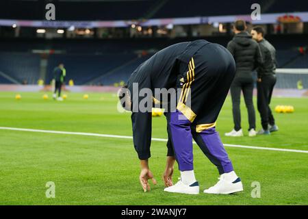 Madrid, Espagne. 3 janvier 2023. Jude Bellingham (Real) football/football : Espagnol 'LaLiga EA Sportss' Match entre le Real Madrid CF 1-0 RCD Mallorca à l'Estadio Santiago Bernabeu à Madrid, Espagne . Crédit : Mutsu Kawamori/AFLO/Alamy Live News Banque D'Images