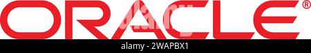 Logo Oracle dans Vector| applications et Cloud Platform Illustration de Vecteur