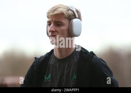 Sunderland le samedi 6 janvier 2024. Anthony Gordon de Newcastle United lors du match du troisième tour de la FA Cup entre Sunderland et Newcastle United au Stadium of Light, Sunderland le samedi 6 janvier 2024. (Photo : Michael Driver | MI News) crédit : MI News & Sport / Alamy Live News Banque D'Images