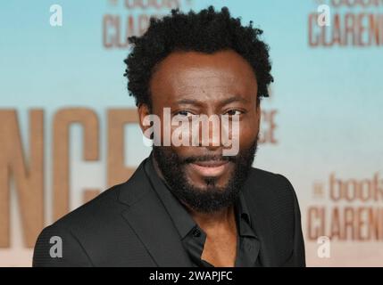 Los Angeles, États-Unis. 09 novembre 2022. Babs Olusanmokun arrive à la Sony Pictures 'LE LIVRE DE CLARENCE Los Angeles première tenue à l'Academy Museum of Motion Pictures à Los Angeles, CA le vendredi, ?January 5, 2024. (Photo de Sthanlee B. Mirador/Sipa USA) crédit : SIPA USA/Alamy Live News Banque D'Images