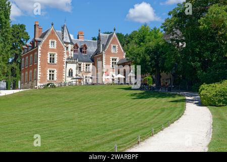 Le Clos Luce, Maison de Léonard de Vinci à côté du château d'Amboise Banque D'Images