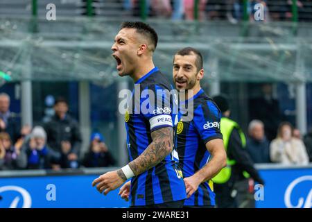 Milan, Italie - janvier 6 2024 - Inter-Verona série A - crédit : Kines Milano/Alamy Live News Banque D'Images