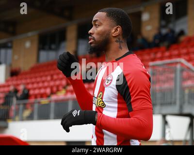 Staines-upon-Thames, Royaume-Uni, 6 janvier 2024. Ivan Toney de Brentford B au Brentford B v Southampton U23's - amical. Crédit : George Tewkesbury/Brentford FC/Alamy Live News Banque D'Images