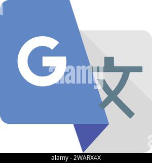 Logo Google Translator dans Vector | Google Translator Sign Illustration de Vecteur