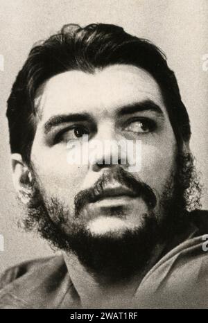 Révolutionnaire marxiste argentin et ministre de Cuba Ernesto Che Guevara, Cuba 1960 Banque D'Images