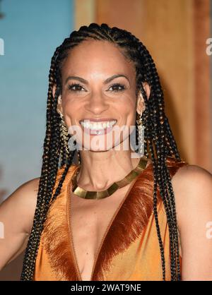 Los Angeles, États-Unis. 05 janvier 2024. Goapele arrive à la première de « The Book of Clarence » de Sony à Los Angeles, à l'Academy Museum of Motion Pictures de Los Angeles, en Californie. Le 29 novembre 2023. © Majil/ crédit : AFF/Alamy Live News Banque D'Images