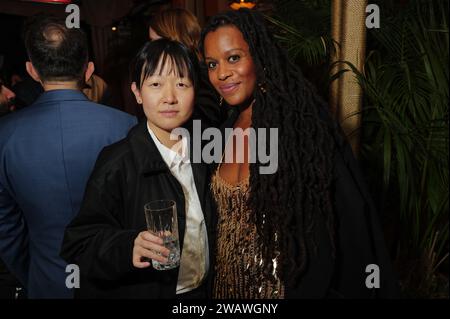 Los Angeles, États-Unis. 07 janvier 2023. Céline Song à la Golden Eve Party qui s'est tenue au Château Marmont le 6 janvier 2024 à Los Angeles, Californie. Crédit : PMC/Alamy Live News Banque D'Images